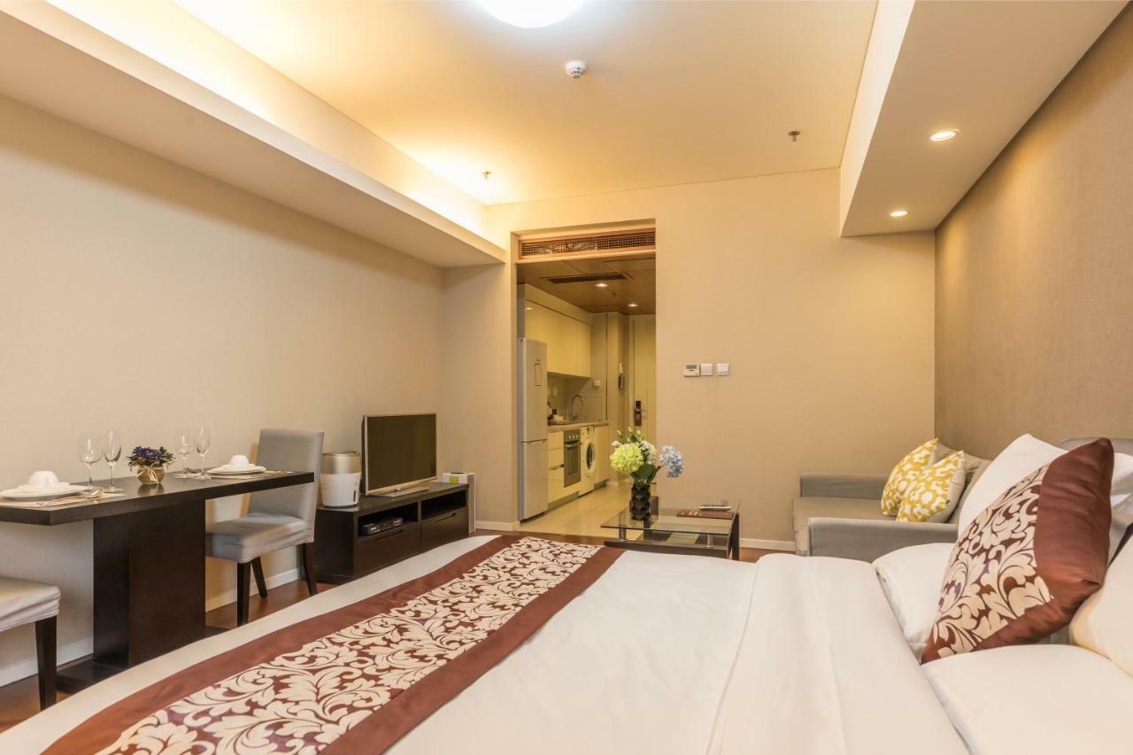Jiu Du Hui Serviced Apartment Pekín Exterior foto