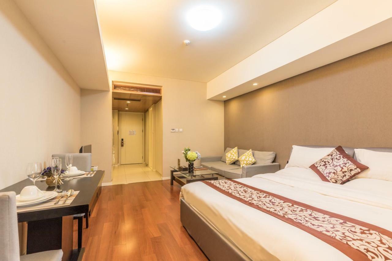 Jiu Du Hui Serviced Apartment Pekín Exterior foto